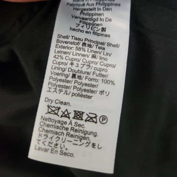 J. Crew Helena Linen Blend Two Button Lightweight Blazer Sz 8 - Picture 6 of 7